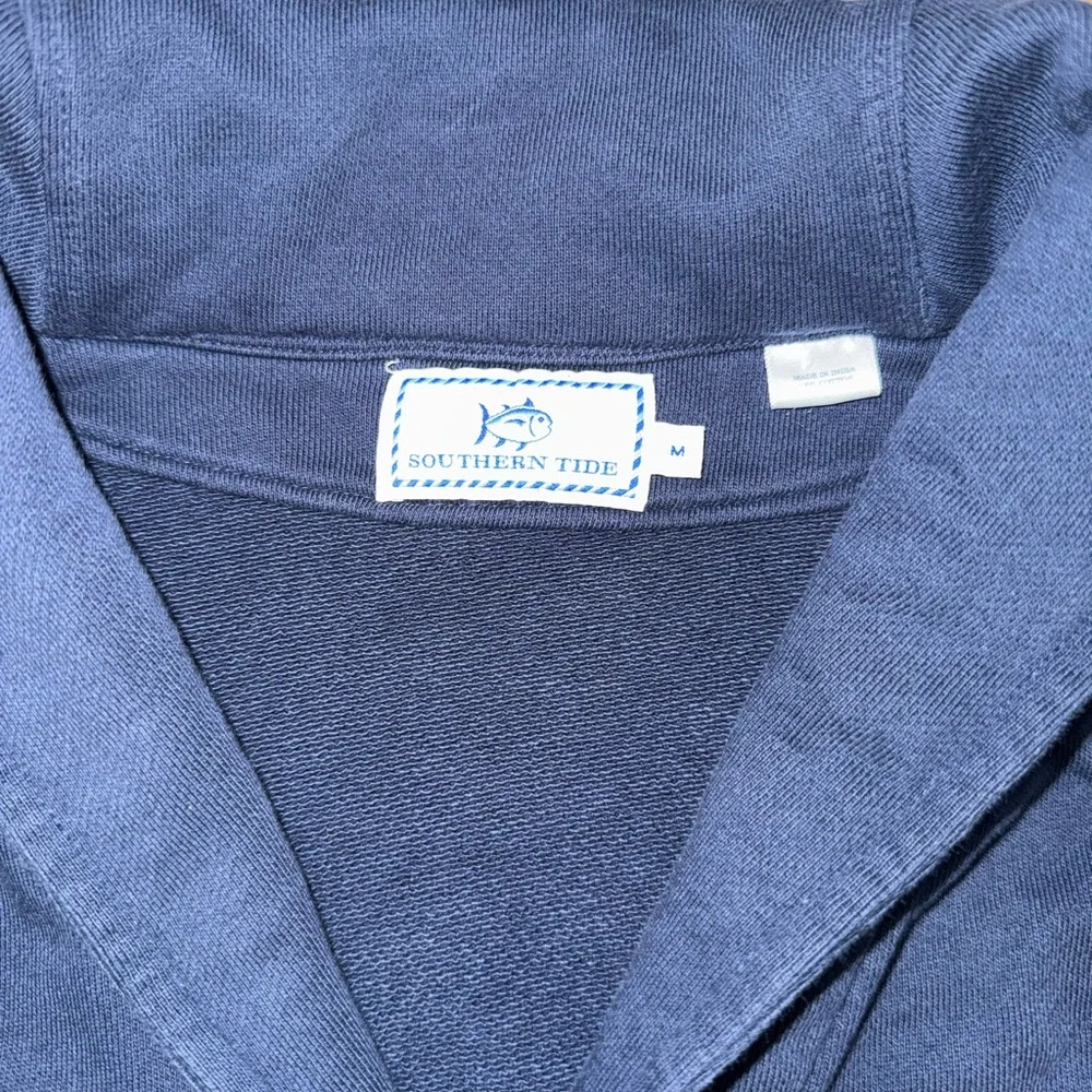 Southern Tide‎ Navy Shawl Collar Knit Cardigan